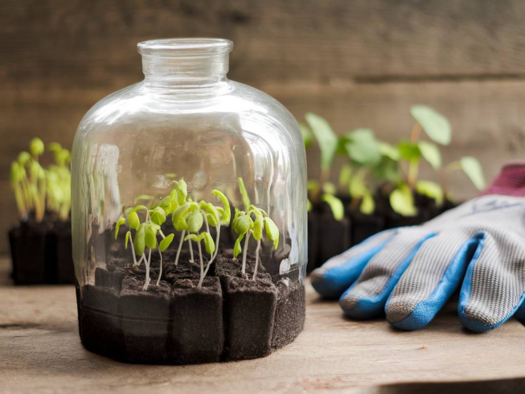 How to Make a DIY Cloche for Winter Seedlings